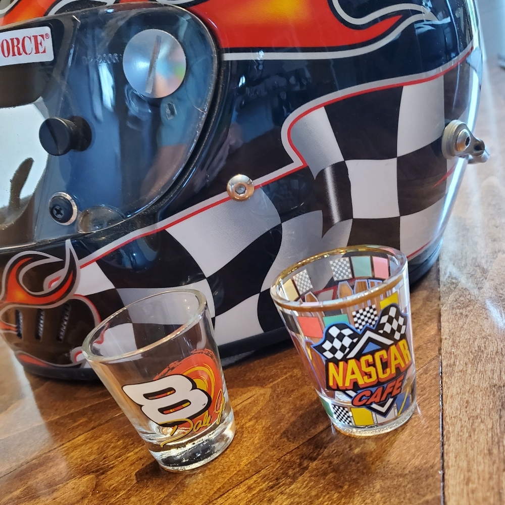 2 Shot Glasses Dale Jr # 8 & NASCAR Cafe Orlando